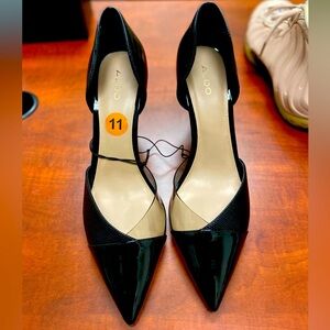 Black | Size 11 | Aldo Heels | 4 1/2 inch heel